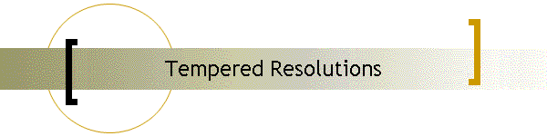 Tempered Resolutions